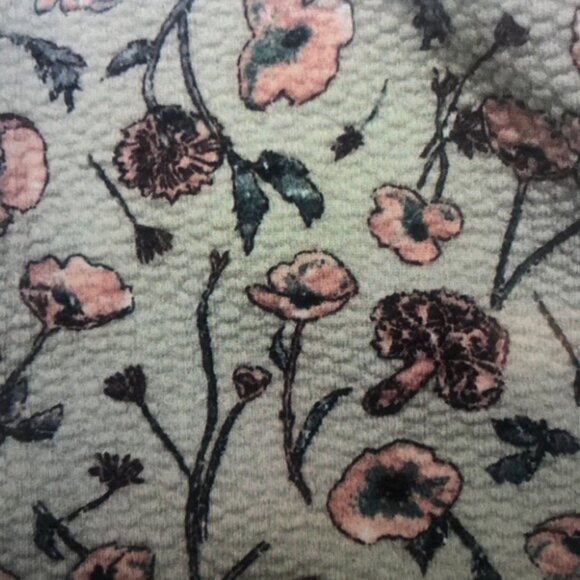 Floral Kids Casual Dress - Pink and Black - Picture 2 of 3